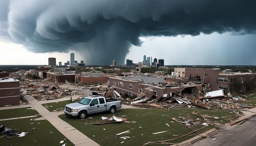 Dallas tornado warning