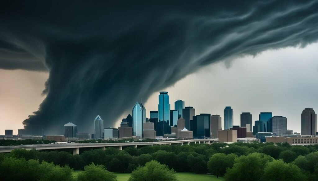 Dallas tornado warning